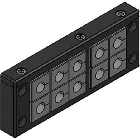icotek Kabeleinführungsleiste KEL-U 24/10 schwarz