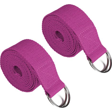 Elastisches Yogaband mit verstellbarer Metallschnalle  Ideal für Yoga- und Pilates-Übungen