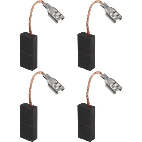 2 paires Balais de Charbon de Tondeuse à Gazon Compatible avec Bosch Rotak 320 ER 32-12 Pièces de Rechange de Moteur Électrique de Tondeuse à Gazon 6.3x11.3x24mm (1/5)