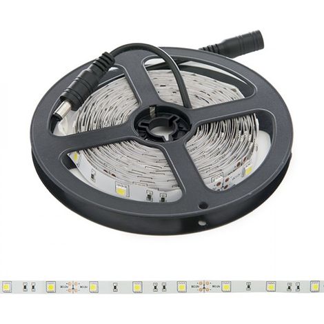 Bande de 150 LED 36W 1974Lm CRI85 2700ºK SMD5050 12VDC x5M 40 000H [PL219007WW]-Blanc Chaud (1/3)