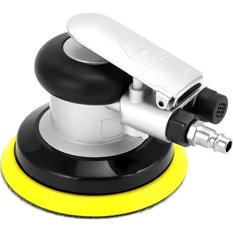 Ponceuse excentrique à air comprimé 125 mm - 12000 tr/min - polisseuse pneumatique haute performance pour polir, meuler et poncer les voitures (1/5)