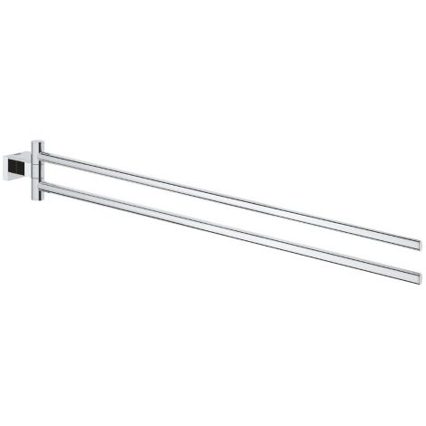 Grohe Essentials Cube Porta salviette doppio 43,9 cm, porta asciugamani accessori per il bagno con montaggio a parete (1/3)