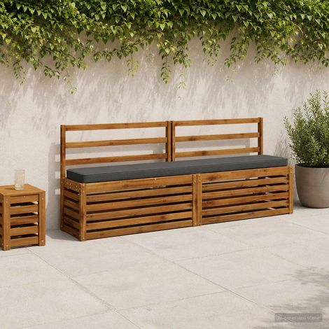 vidaXL Cojines para banco de 2 piezas VUGHT 2 pcs 100% Poliéster (1/5)
