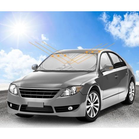 PARASOLE PER AUTO PARABREZZA ANTERIORE PIEGHEVOLE UNIVERSALE 142X67cm ART.70150