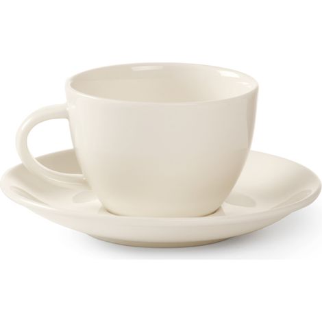 Porzellan-Kaffeetassen, 210 ml, 6er-Set