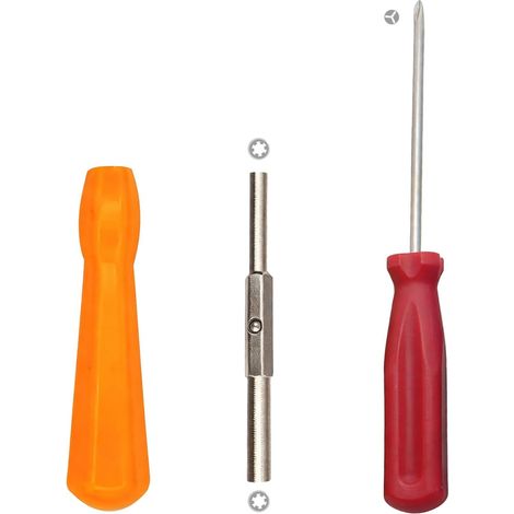 2 Pièces Tournevis Gamebit de Sécurité 3,8mm 4,5mm Triwing 2,5mm, pour Ouvrir NES,SNES,N64,Gameboy,Gamecube,Virtual Boy et Cartouches de Jeu,Compatible avec Consoles Nintendo et Sega (1/5)