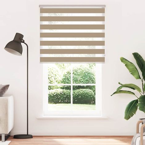 Maison Exclusive - Tenda a Rullo Zebra Larghezza Tessuto 120,9 cm Poliestere