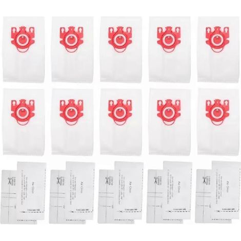 Lot de 20 sacs à poussière pour aspirateur Miele FJM Air Clean (1/5)