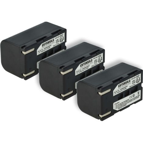 EXTENSILO 3x Akku kompatibel mit Samsung SC-D557, SC-D451, SC-D357, SC-D355, SC-D354, SC-D353, SC-D352, SC-D351 Kamera (1640 mAh, 7,2 V, Li-Ion) (1/5)