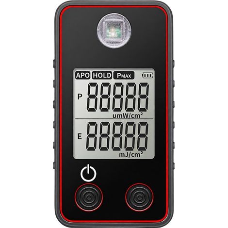 Illuminomètre portable de haute précision, appareil de mesure de l'éclairement, écran LCD, fonction de maintien des données et arrêt automatique (1/5)