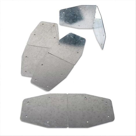 Réglable Raised lit Corners lot de 4 DIY jardin lit Corners Bend (1/5)