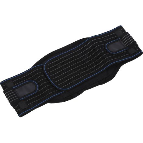 Soutien lombaire réglable, maintien dorsal vertical double couche, ceinture de dos avec 6 ressorts pour cyclisme et entraînement sportif (1/5)