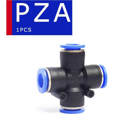 (PZA - Utiliser un tuyau de 12 mm) Raccord pneumatique - Connecteur de tuyau - Tube - Tuyau d'air - Raccord à dégagement rapide (1/5)