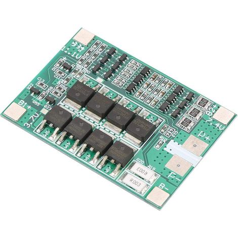 Panneau de Protection de Batterie, Carte de Protection de Batterie au Lithium PCB BMS de 3S 12V 40A avec le Chargement de Balance Panneau de Protection de Court-circuit (1/5)