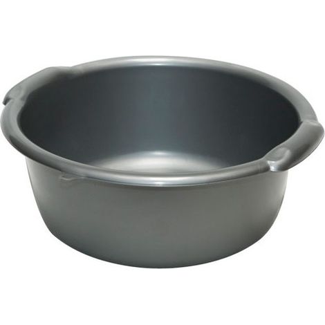 ALUMINIUM ET PLASTIQ - Bassine ronde ø38cm 11l silver