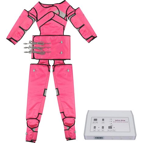 Druckmassagegerät für Lymphmassagen, elektrisches Schönheitsgerät für die Arme, Nackenmassagegerät, Luftkompression, Kreismassagegerät (rosa) (1/5)