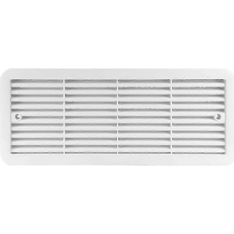 Cache de sortie d'air latéral pour camping-car, ventilateur d'extraction de radiateur, grilles d'aération anti-poussière pour caravanes, remorques et camping-cars (1 pièce). (1/5)