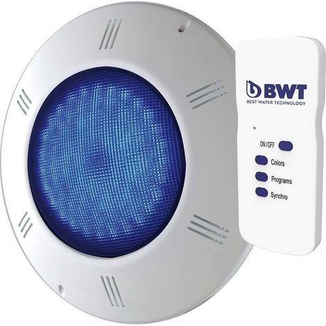 Projecteur à LED multicouleur pour piscine – Télécommande incluse – Montage à visser 1"1/2 – Éclairage décoratif extérieur – Seamaid (1/3)