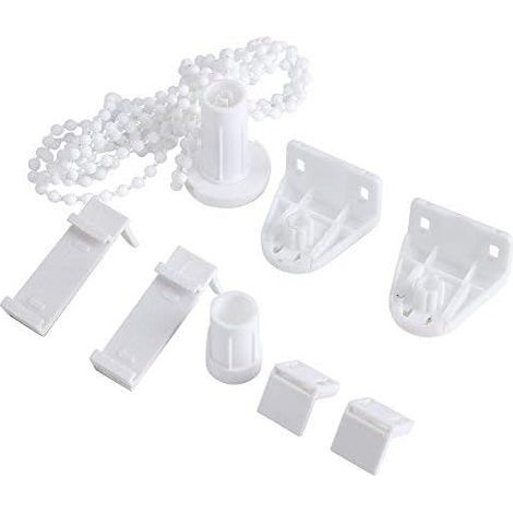 Ensemble Embrayage Chaîne de Store Enrouleur Perle Ajustable pour Store Rideau Voilage Tube 17mm Kit d'accessoires Support de Roue d'embrayage poulie latérale kit de réparation De (1/5)