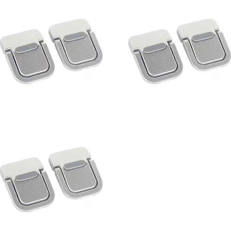 6er-Pack tragbarer, faltbarer Laptopständer mit unsichtbarer Laptop-Erhöhung und Fußpolster, kompatibel mit Laptop-Notebook-Halterungsbeinen, Silber-JXLGV (1/5)