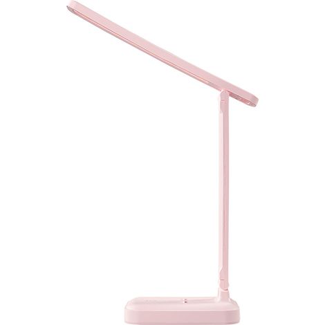Lampe de Table LED Rechargeable USB, Pliable et Anti-Lumière Bleue, Commande Tactile pour Bureau et Chambre, Rose Sakura (1/3)
