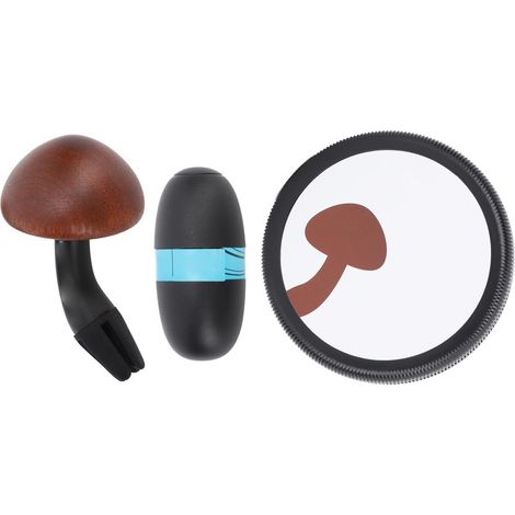 Mushroom Vent Clips Scents Diffuser ABS Wood Natural Texture Reduce Fatigue Car Air Vent Clip Air Freshener (1/5)