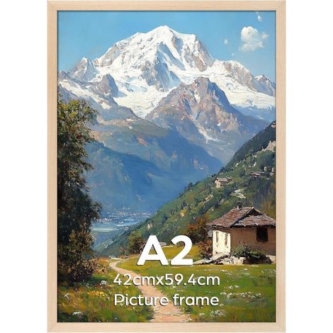 Bilderrahmen A2 Posterrahmen Wand Büros Wohnungen 1 Stück Holzfarbe A2 (1/5)