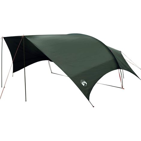 Toldo de Camping Resistente al Agua Verde militar