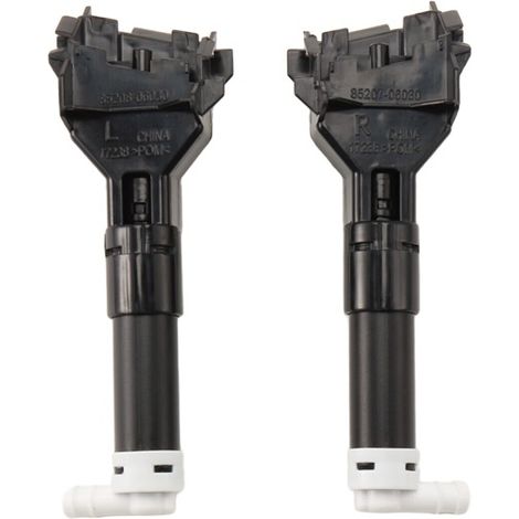 One pair of 85207-06030 and 85208-06030 headlight washer nozzles suitable for Toyota Camry (09-11). (1/4)