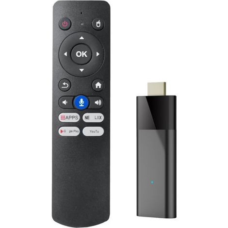 Q6 Mini TV Stick TéLéCommande Vocale Bluetooth Android 10 2 Go 16 Go 2,4G 5G WiFi BT4.0 H313 Smart TV Box Android TV Stick (1/4)
