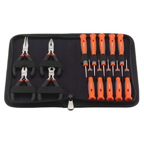Set cacciaviti e pinze di precisione - 14 pz. kapriol
