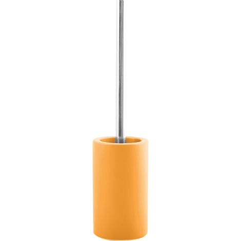 Tube Brosse WC en Porcelaine Jaune Mat
