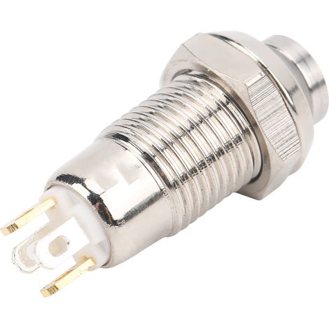 Bouton-poussoir momentané de 8 mm, interrupteur de démarrage étanche avec voyant lumineux, 3 V, bleu (1/5)