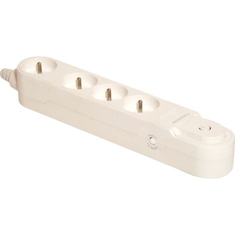 Bloc multiprise 4x16A 1,5m - Blanc - Chacon (1/3)