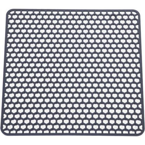 tapis d'évier, 34,5 x 34,5Centimètres, utilisés pour le fond de l'évier, pour protéger l'acier inoxydable et la vaisselle (1/5)