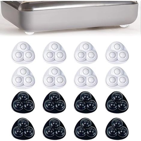 CCYKXA 16 Pieces Furniture Casters Mini Casters 360 Degree Rotating Small Self-Adhesive Ball Bearing Casters for Furniture, Cabinets, and Sofas (1/5)