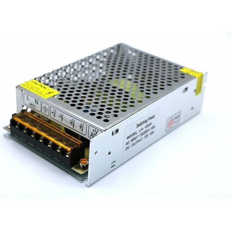 Adaptador de atenuador con transformador de alta potencia, fuente de alimentación conmutada, controlador AC 110V/220V DC 24V 5A 120W para tiras LED