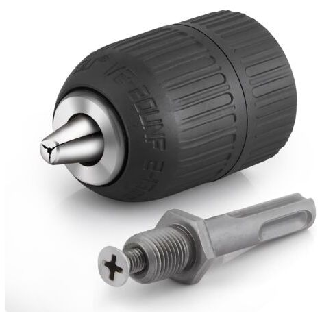 13mm Mandrin Auto-serrant Rapide Adaptateur SDS perforateur perceuse foret (1/4)