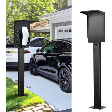 Electric Charging Station with Roof - Weather Resistant Mount for Gen3 Wallbox, Mobile Connector (1/5)