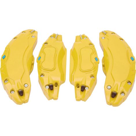 4 Étriers de Jante en Alliage d'Aluminium 19-20 Pouces,Protège-Étrier de Frein à Disque de Rechange pour Tesla Model Y Jaune (1/5)