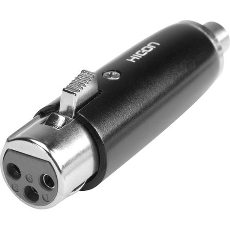 ADAPTATEUR XLR HICON HI-X3CI-FF XLR FEMELLE - CINCH-RCA FEMELLE 1 PC(S) (1/2)