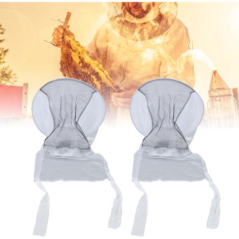 2 pièces Chapeau de Protection Apiculteur avec Moustiquaire Respirante pour Randonneurs et Campeurs
