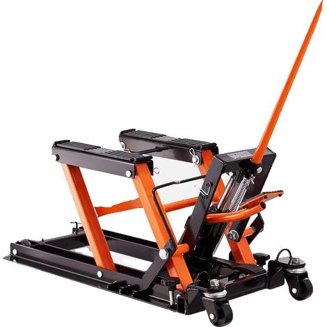 Gatos hidráulicos para motocicletas, capacidad de 1500 lb, elevador de tijera móvil, 1500 LBS (1/2)