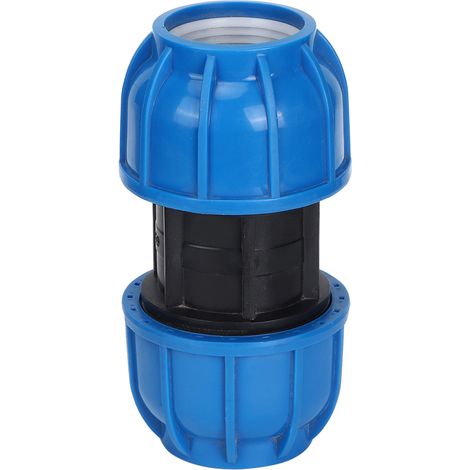 Wasserrohrverbinder aus PE-Kunststoff, gerader Rohrverbinder-Adapter 63 mm auf 63 mm (1/5)