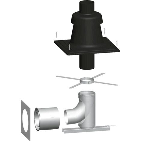 Wolf Kit pozzetto DN110 - Cascata DN110 nel pozzetto, Copertura PP, 2651688
