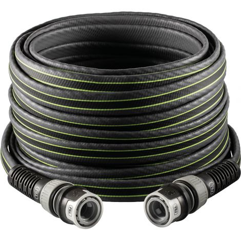 FITT FORCE 3/4" 25 m, Wasserschlauch für den Garten zur Bewässerung, leicht, robust und kompakt, für intensive Verwendung, Grau-Limette, -43% CO2e
