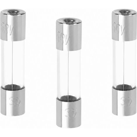 SICHERUNG GLAS FUS. RAP. DURCHMESSER 5MM-LÄNGE 20MM-3A-250V-3 STÜCK