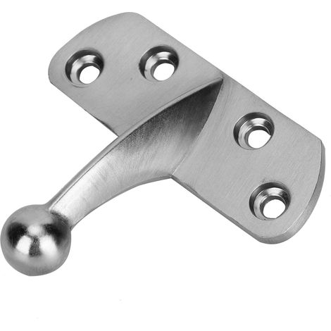 Boucle de verrouillage antivol en acier inoxydable, verrou de sécurité pour porte de maison ou d'hôtel (nickel brossé) (1/5)