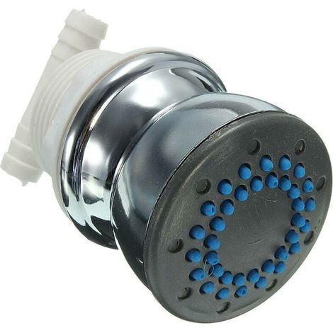 Lot de 6 grands pommeaux de douche QttvbTna, ABS argenté, 49cm, robustes et élégants pour salle de bain (1/4)