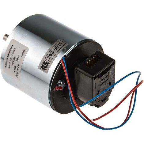 Servomoteur RS PRO, 30 W, 24 30 V., 1600 tr/min, dia. de l'arbre 6mm ( Prix pour 1 ) (1/3)